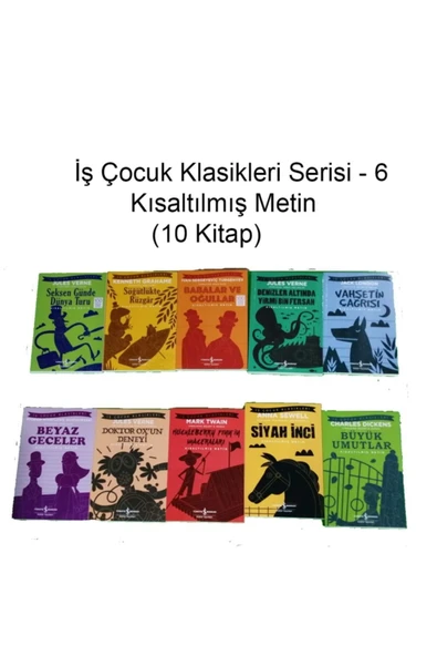 TÜRKİYE İŞ BANKASI KÜLTÜR YAYINLARI Iş Çocuk Klasikleri Seti 6 (10 Kitap) ürün görseli 1