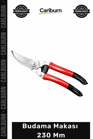 #Budama Çelik Profesyonel Keskin Bahçe Tarım Yaylı Ağaç Bitki Çiçek Bağ Budama Makası 230 Mm ürün görseli 1