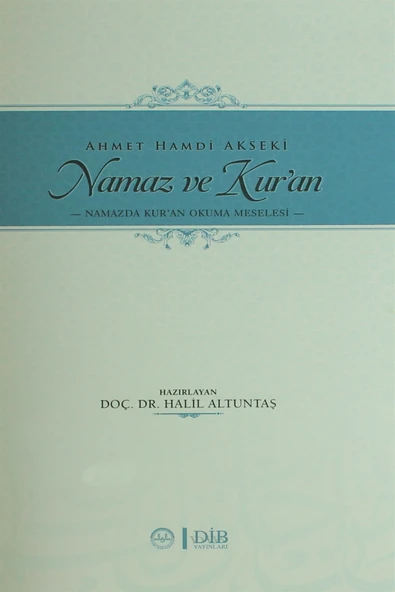 Diyanet İşleri Başkanlığı Namaz ve Kuran - Halil Altuntaş ürün görseli 1