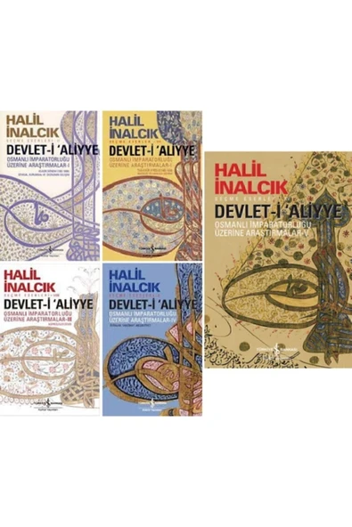 TÜRKİYE İŞ BANKASI KÜLTÜR YAYINLARI Devlet-ı Aliyye 5 Kitap Set / Halil Inalcık ürün görseli 1
