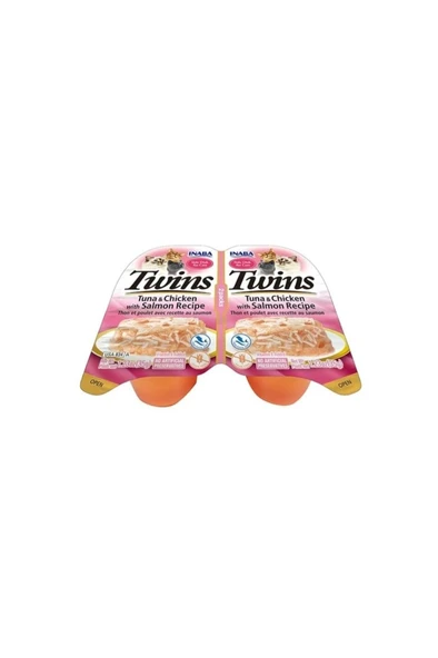 Inaba Twins Ciao Ton Balıklı Somonlu ve Tavuklu Kedi Ödül Jölesi 2 x 35 Gr ürün görseli 1