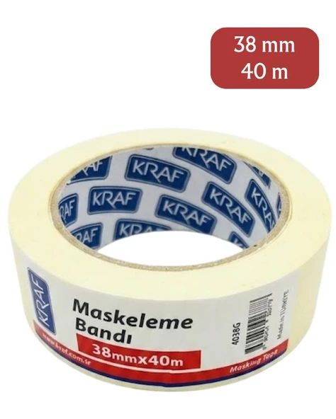 Kraf Maskeleme Bandı 38mm x 40m 4038G ürün görseli 1