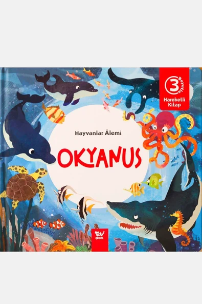 Türkiye Diyanet Vakfı Yayınları Hareketli Kitap 3d Hayvanlar Alemi Okyanus ürün görseli 1
