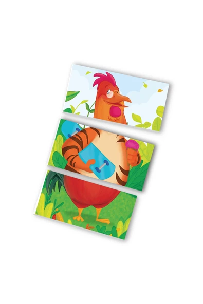 yükselen zeka 2 Yaş Magnet Puzzle - Resim 2