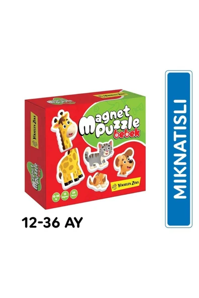 yükselen zeka İlk Magnet Puzzle Bebek (12-36 Ay) ürün görseli 1