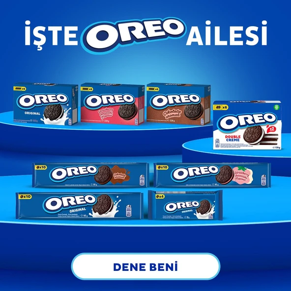 Oreo Bisküvi Çilekli 228gr - 4 Paket - Resim 2