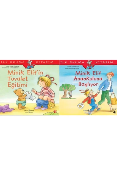 TÜRKİYE İŞ BANKASI KÜLTÜR YAYINLARI Minik Elif Serisi 2 Kitap - Anaokuluna Başlıyor Ve Tuvalet Eğitimi ürün görseli 1