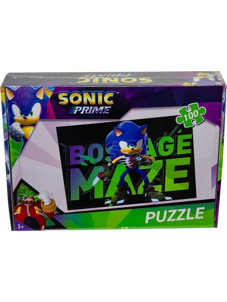 Laço Kids Sonic 100 Parça Kutu Puzzle SO7875 - Resim 2
