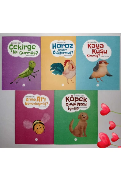 Diyanet İşleri Başkanlığı ÇEKİRGE NE GÖRMÜŞ,HOROZ NEDEN ÖTÜYORMUŞ,KAYA KUŞU KİMMİŞ,ANNE ARI NEREDEYMİŞ,KÖPEK SUYU NASIL İÇMİŞ ürün görseli 1