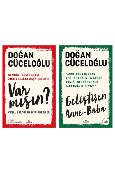 Kronik Kitap Doğan Cüceloğlu Var Mısın Güçlü Bir Yaşam Için Öneriler - Geliştiren Anne Baba 2 Kitap Set ürün görseli 1