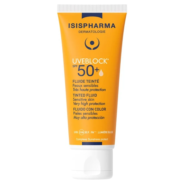Isıs Pharma Uveblock Spf 50+ Light Tinted Fluid 40 ml ürün görseli 1