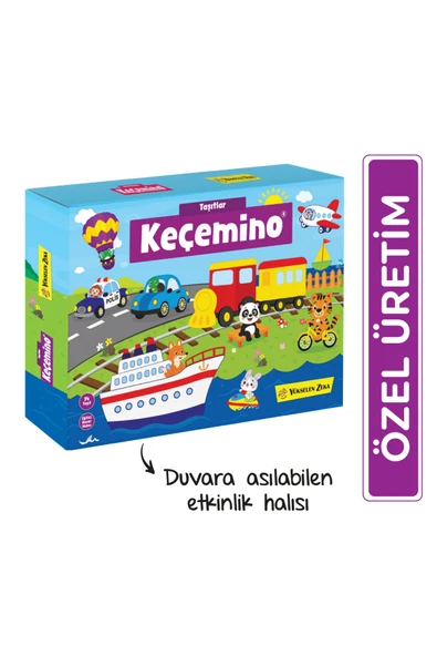 yükselen zeka Keçemino Etkinlik Halısı - Taşıtlar ürün görseli 1