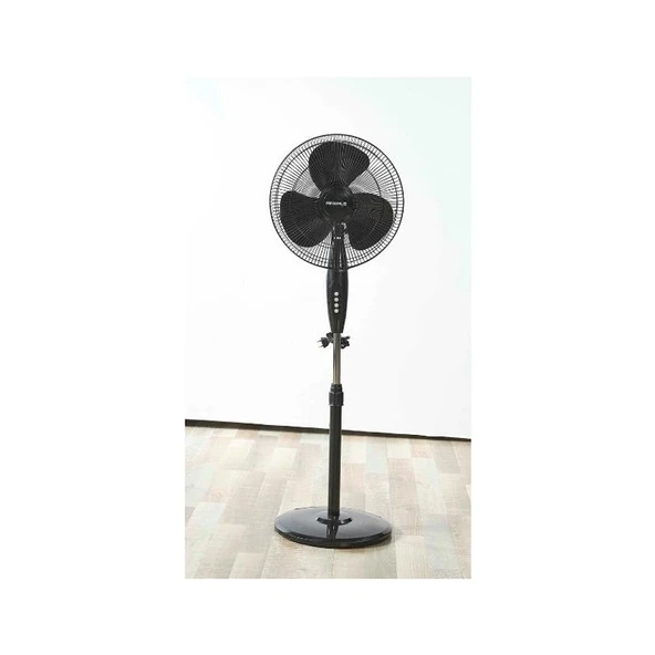 Maximus Merkür 16'' Ayaklı Vantilatör Siyah ürün görseli 1