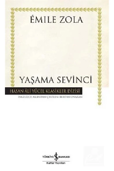 TÜRKİYE İŞ BANKASI KÜLTÜR YAYINLARI Yaşama Sevinci ürün görseli 1
