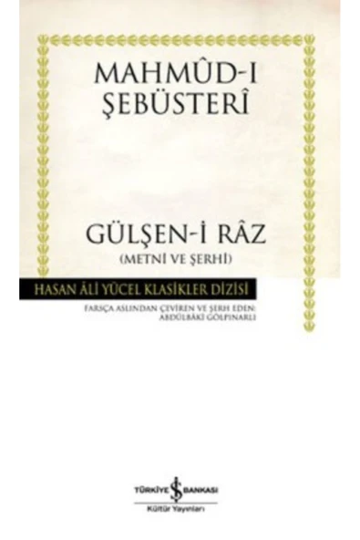 TÜRKİYE İŞ BANKASI KÜLTÜR YAYINLARI Gülşen-i Raz ürün görseli 1