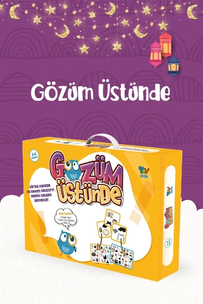 TDV ÇOCUK Gözüm Üstünde Çocuk Oyunu ürün görseli 1
