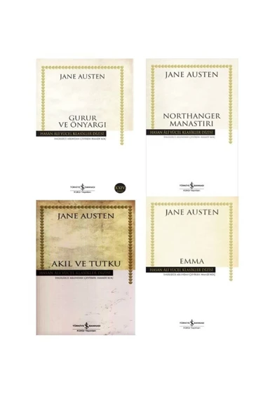 TÜRKİYE İŞ BANKASI KÜLTÜR YAYINLARI Gurur Ve Önyargı - Akıl Ve Tutku - Emma - Northanger Manastırı TELEFON TUTUCU/ 4 Kitap set ürün görseli 1