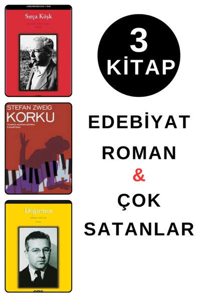 TÜRKİYE İŞ BANKASI KÜLTÜR YAYINLARI SIRÇA KÖŞK - KORKU - DEĞİRMEN ürün görseli 1
