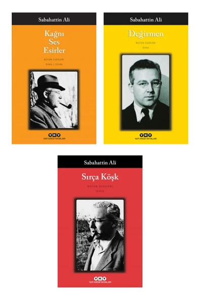 TÜRKİYE İŞ BANKASI KÜLTÜR YAYINLARI Kağnı Ses Esirler + Değirmen + Sırça Köşk- 3 Kitap Set - Iş Bankası Özel Set Kağnı Ses Esirler Kitab ürün görseli 1