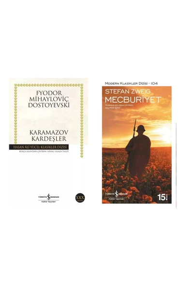 TÜRKİYE İŞ BANKASI KÜLTÜR YAYINLARI Set- Karamazov Kardeşler - Mecburiyet Franz Kafka ürün görseli 1