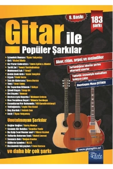 TÜRKİYE İŞ BANKASI KÜLTÜR YAYINLARI Gitar İle Popüler Şarkılar ürün görseli 1