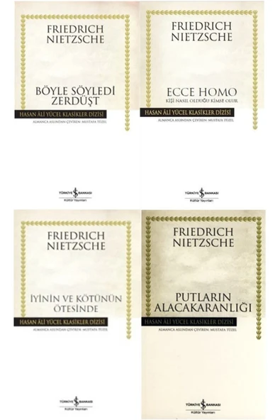 TÜRKİYE İŞ BANKASI KÜLTÜR YAYINLARI Friedrich Nietzsche 4 Kitap Set Böyle Söyledi Zerdüşt/ecce Homo/putların Alacakaranlığı ürün görseli 1
