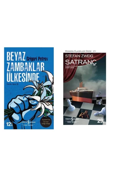 TÜRKİYE İŞ BANKASI KÜLTÜR YAYINLARI Beyaz Zambaklar Ülkesinde - Satranç stefan zweig ürün görseli 1