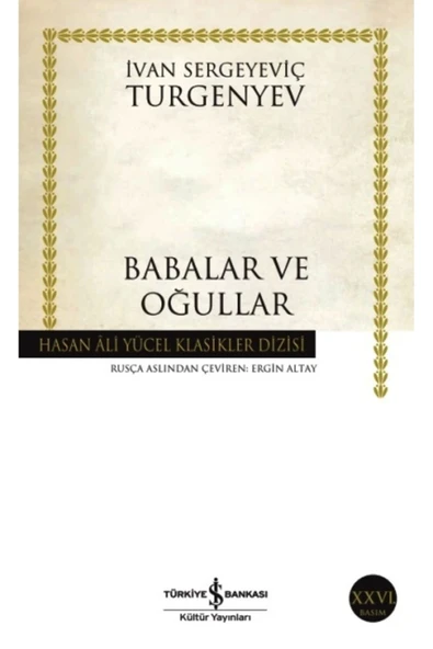 TÜRKİYE İŞ BANKASI KÜLTÜR YAYINLARI Babalar ve Oğullar (Ciltsiz) ürün görseli 1