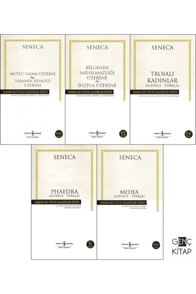 TÜRKİYE İŞ BANKASI KÜLTÜR YAYINLARI Seneca 5 Kitap Set -Hasan Ali Yücel Klasikleri ürün görseli 1