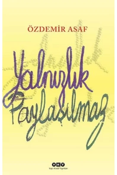 Yapı Kredi Yayınları Yalnızlık Paylaşılmaz ürün görseli 1