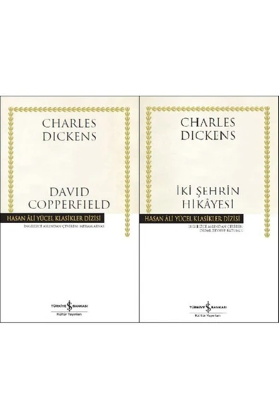 TÜRKİYE İŞ BANKASI KÜLTÜR YAYINLARI Iş Bankası Charles Dickens 2 Kitap Set Hasan Ali Yücel Klasikleri (iki Şehrin Hikayesi- David Copper ürün görseli 1