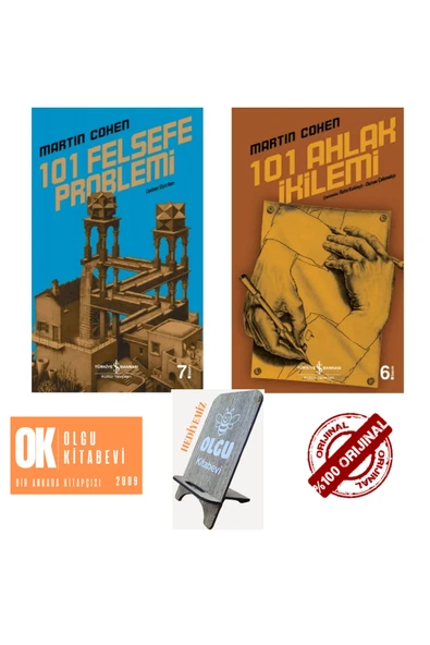 TÜRKİYE İŞ BANKASI KÜLTÜR YAYINLARI 101 Ahlak İkilemi - 101 Felsefe Problemi / 2 kitap set - Martin Cohen / OLGU KİTABEVİ ürün görseli 1