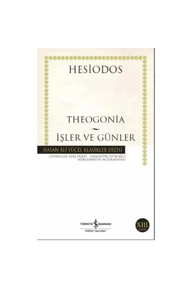 TÜRKİYE İŞ BANKASI KÜLTÜR YAYINLARI Hasan Ali Yücel Klasikleri - Theogonia - Işler Ve ürün görseli 1