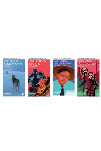 TÜRKİYE İŞ BANKASI KÜLTÜR YAYINLARI Jack London John Barleycorn-oyun-kızıl Veba-ateş Yakmak Iş Bankası Kültür Yayınları Kitap Roman ürün görseli 1