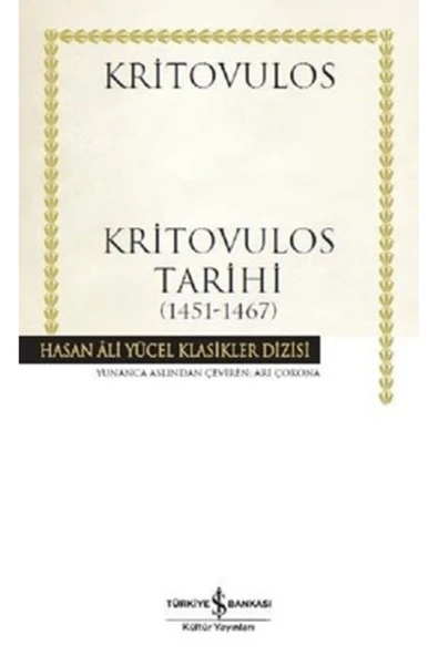TÜRKİYE İŞ BANKASI KÜLTÜR YAYINLARI Kritovulos Tarihi (1451-1467) ürün görseli 1
