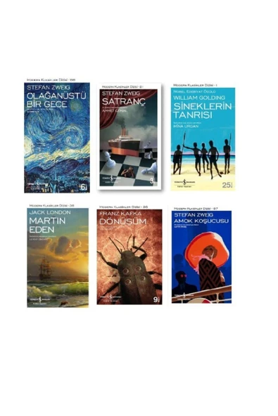 TÜRKİYE İŞ BANKASI KÜLTÜR YAYINLARI Modern Klasikler Set (6 Kitap) ürün görseli 1