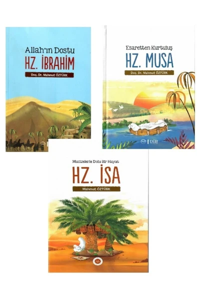 Türkiye Diyanet Vakfı Yayınları Hz Musa, Isa, Ibrahim 3 Kitap ürün görseli 1