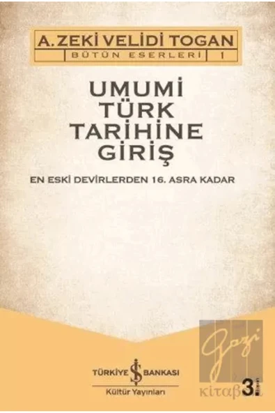 TÜRKİYE İŞ BANKASI KÜLTÜR YAYINLARI Umumi Türk Tarihine Giriş (2 Cilt - CD'li) ürün görseli 1