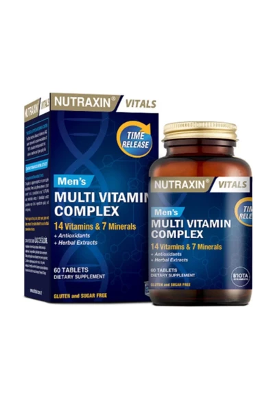 Nutraxin Men's Multi Vitamin Complex 60 Tablet ürün görseli 1