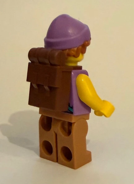 Orjinal Lego Minifigür Backpacker - Resim 2