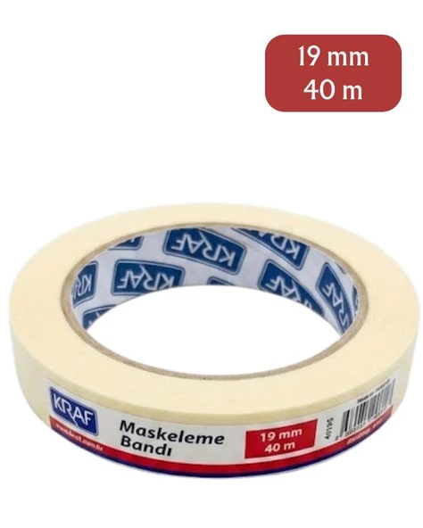 Kraf Maskeleme Bandı 19mm x 40m 4019G ürün görseli 1