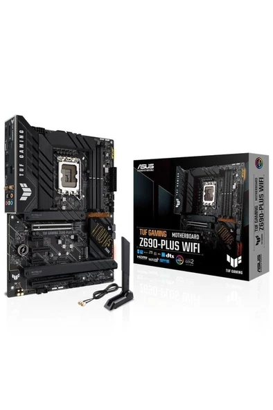 ASUS Tuf Gaming Z690-Plus WiFi DDR5 Soket 1700 ATX Anakart Teşhir ürün görseli 1
