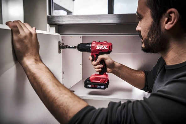 SKIL POWERTOOLS 3011CA AKÜLÜ MATKAP VİDALAMA - Resim 6