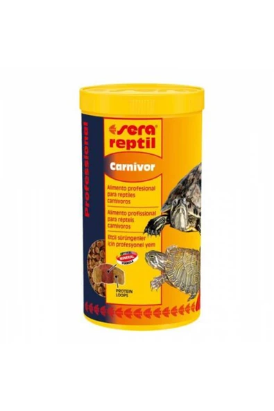 Sera Reptil Carnivor Etçil Kaplumbağa Sürüngen Yemi 250 ml 85 gr ürün görseli 1