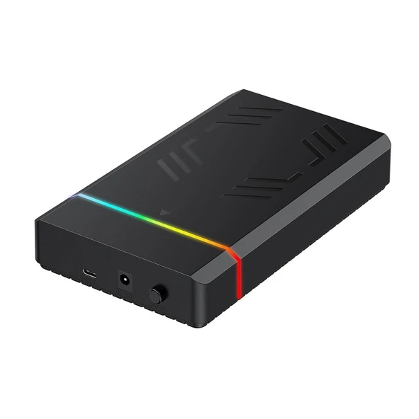 PrimeX PX-3500 RGB 2.5/3.5 inç SATA III USB 3.0 Harddisk Kutusu, USB3.0 Type C Sata Disk Kutusu, 3.5" PC Disk Kutusu (Max 20TB) ürün görseli 1