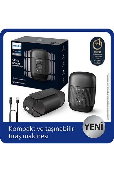 Philips S591/05 500 Serisi Elektrikli Kompakt Tıraş Makinesi ürün görseli 1