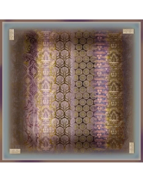 Yaz Serinliği Güz Eşarp - 90 x 90 -2486ASM ürün görseli 1