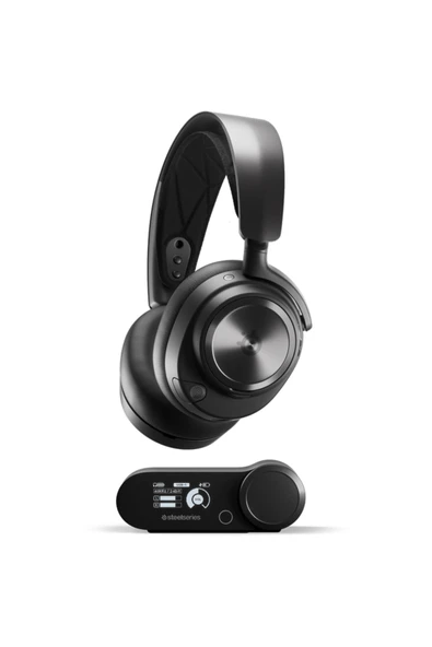 SteelSeries Arctis Nova Pro Wireless 7.1 Surround PC/PS Mikrofonlu Siyah Kablosuz Gaming Kulaklık ürün görseli 1