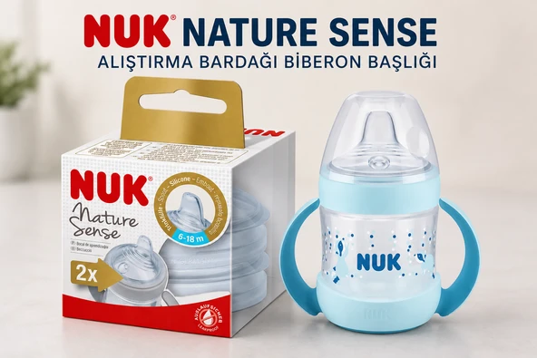 Nature Sense 2'li Alıştırma Bardağı Emziği S Beden ürün görseli 1