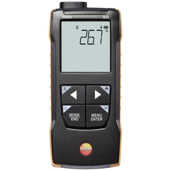 testo - 925 - 0563 0925 - Isıtma, havalandırma ve iklimlendirme sistemlerinde sıcaklık izleme için uygulama bağlantılı TE Tip K için sıcaklık ölçüm cihazı ürün görseli 1